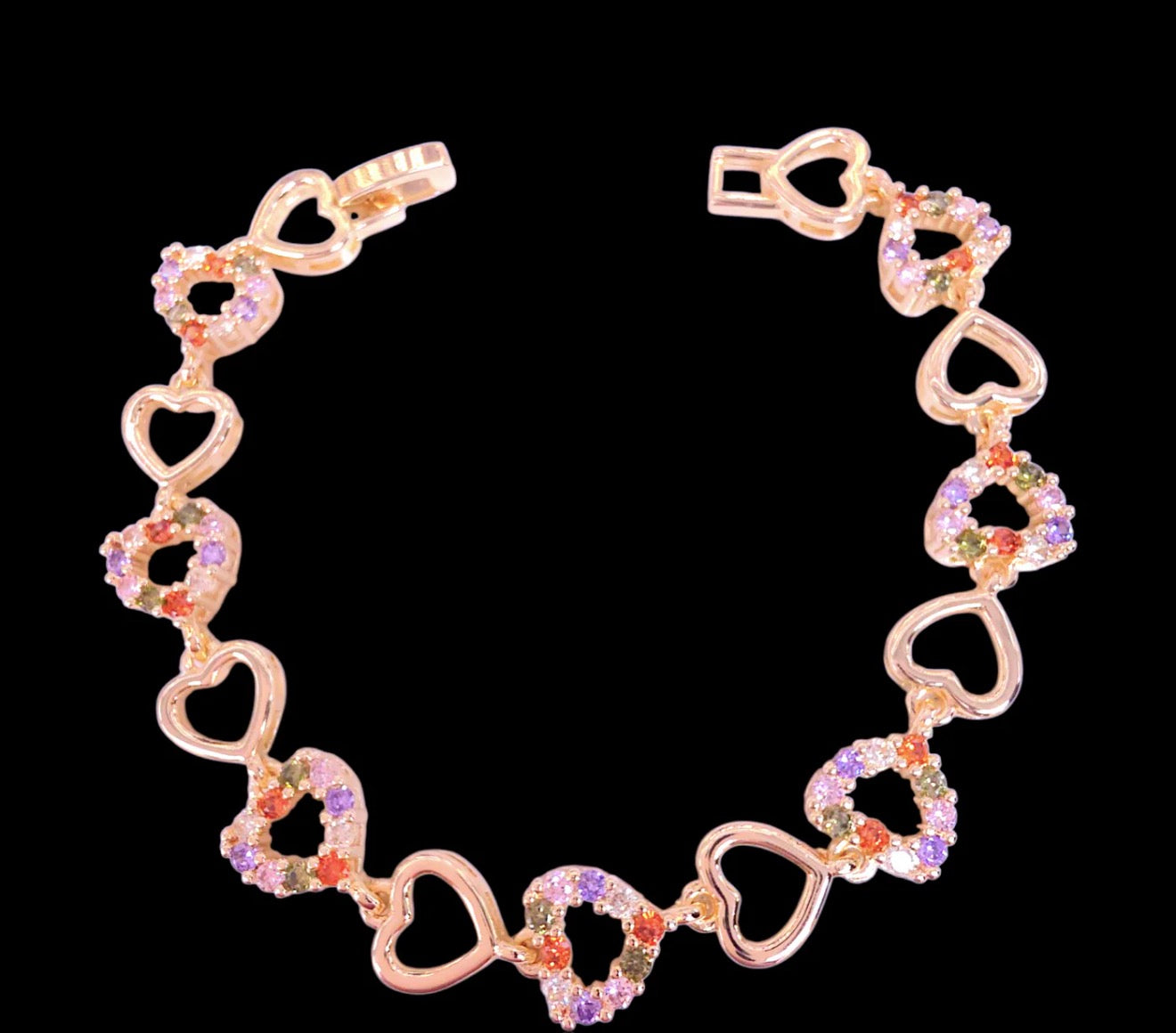 Open Face Heart Bracelet