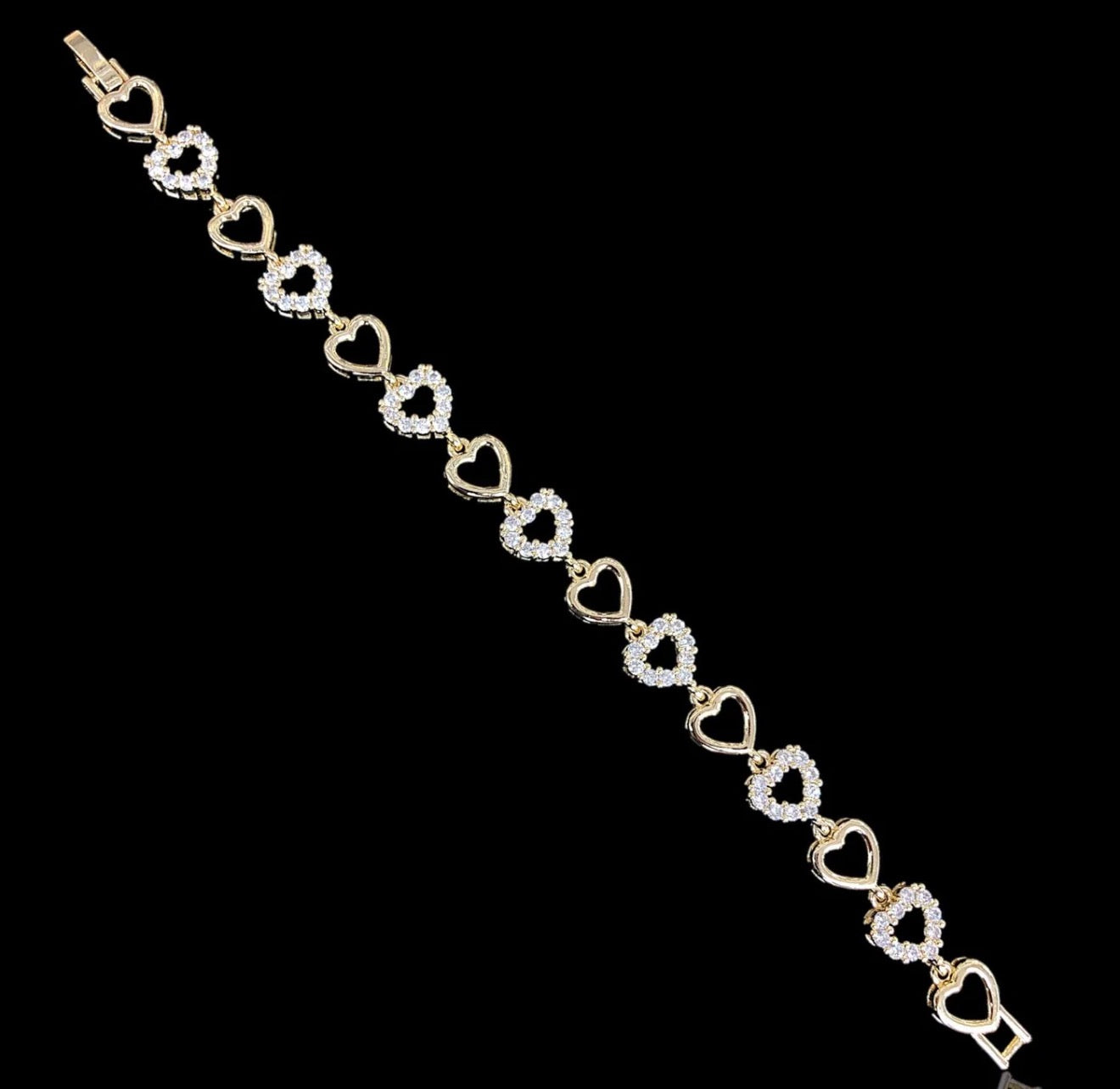 Open Face Heart Bracelet