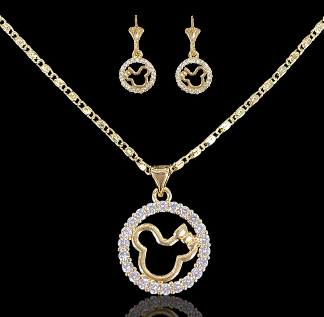 Minnie Silhouette Sparkle Set