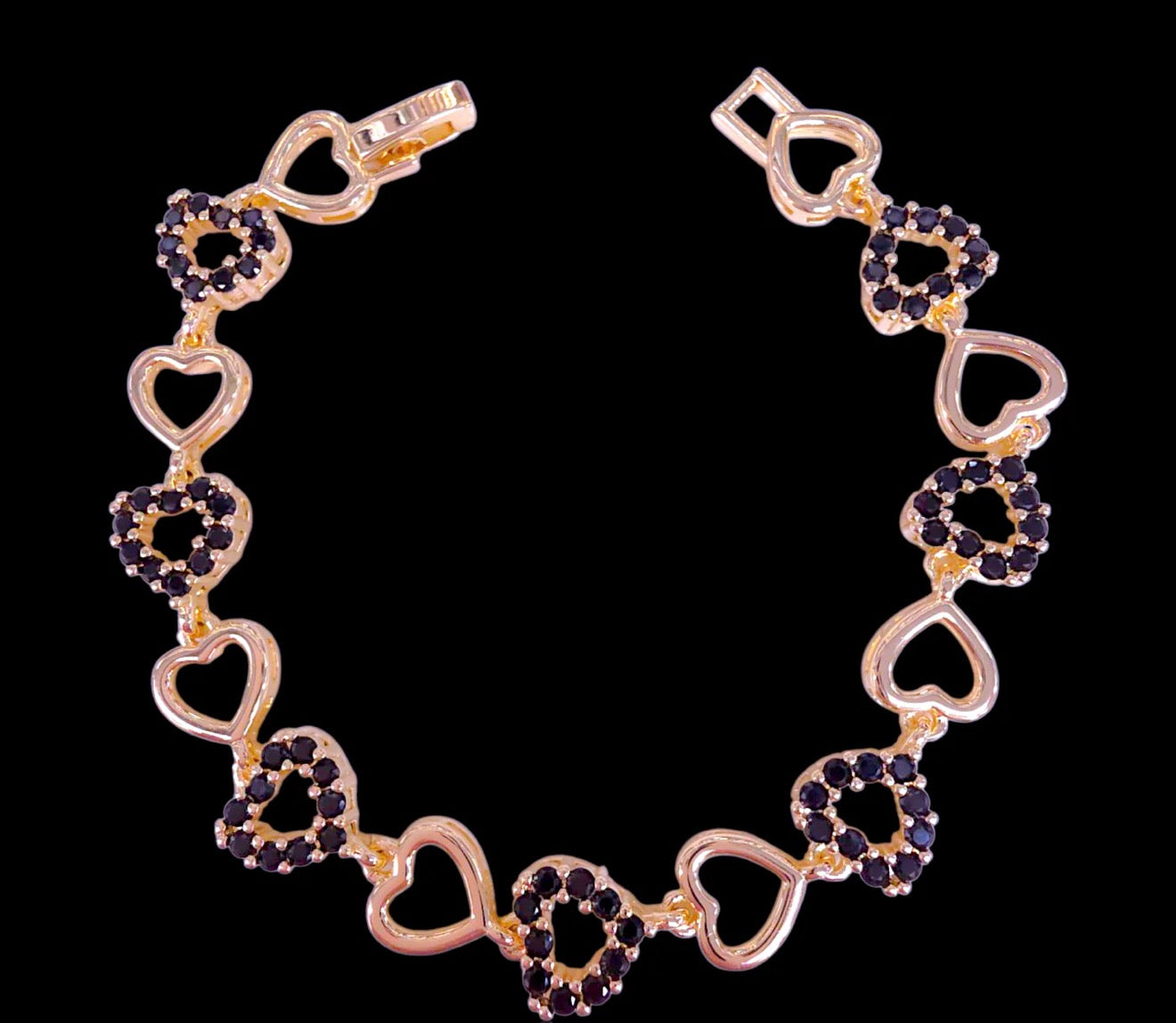 Open Face Heart Bracelet