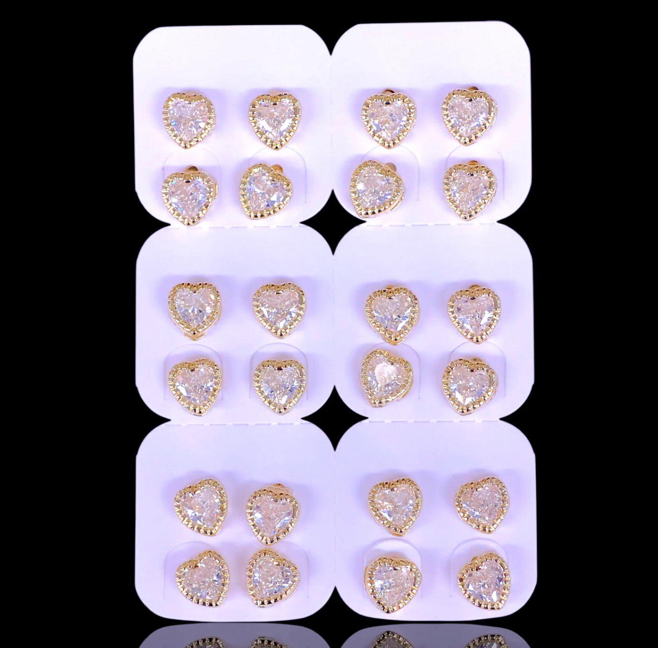 Enchanted Heart Studs