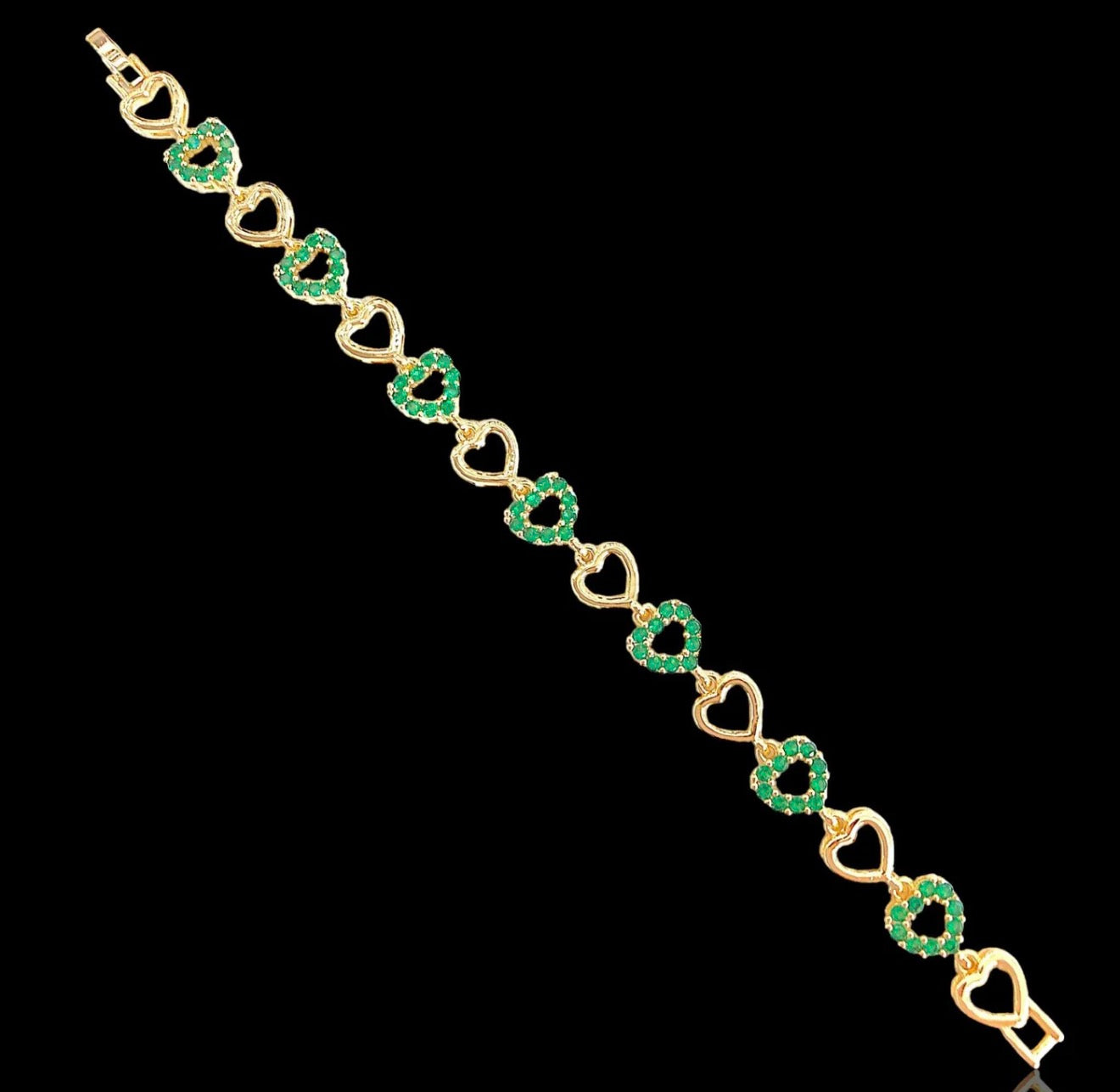 Open Face Heart Bracelet