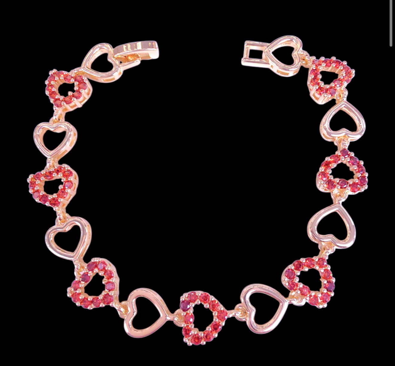 Open Face Heart Bracelet