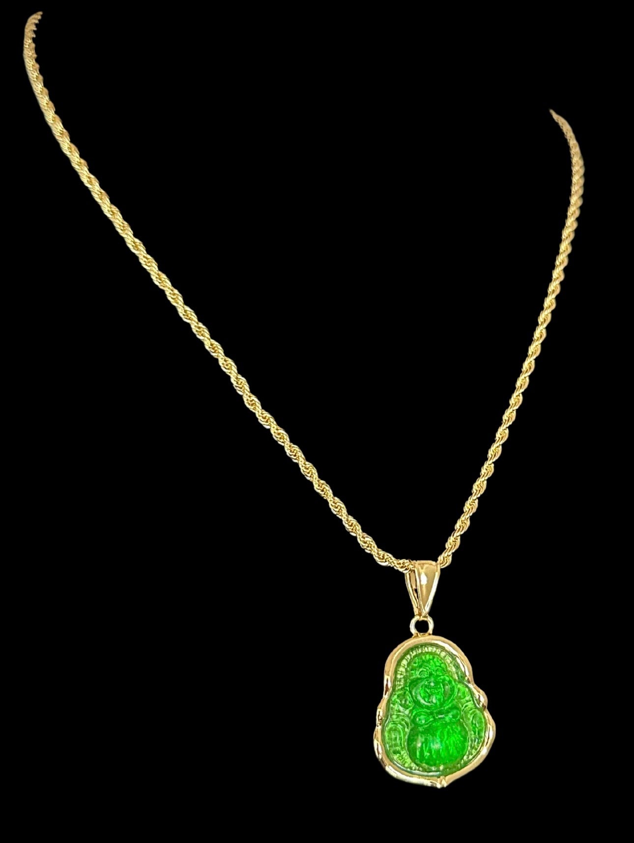 Jade Buddha Necklace